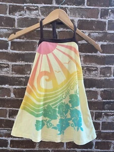 GAP KIDS GIRLS SWIM COVERUP 4-5 YEARS XS YELLOW BEACH  TERRY CLOTH SUNSHINE  - Picture 1 of 3