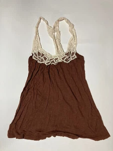 Top sin mangas para mujer Brown Rue 21 talla pequeña - Imagen 1 de 2