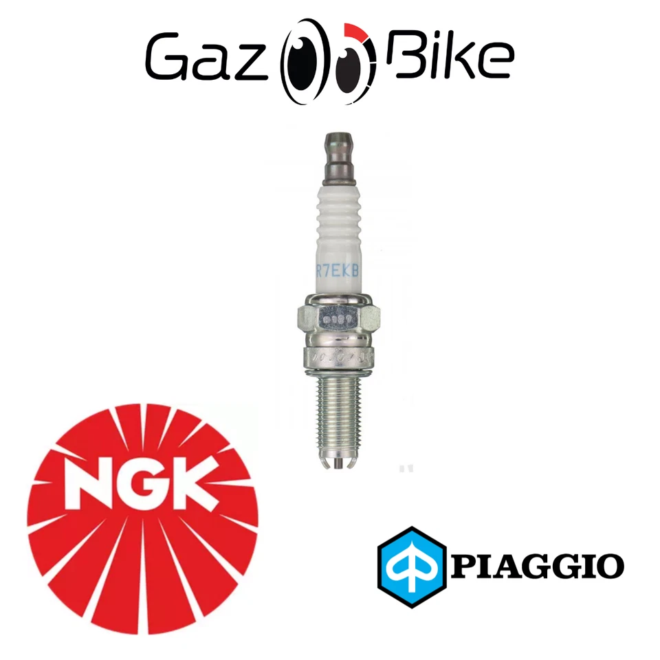 Bougie NGK CR7EKB pour PIAGGIO BEVERLY MP3 X10 X9 XEVo 300 350 400 500 - Photo 1/1