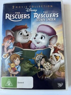 The Rescuers  / The Rescuers Down Under (Box Set, DVD, 1990) - image 1 of 2
