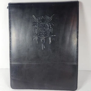 Leeds Notepad Cover Black Zip Memo Pad Holder Clinton Indian Health Services - Picture 1 of 8