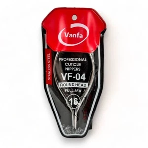 Vanfa Cuticle Nippers - Stainless Steel - Round Head - VF04 Jaw #16 (Pack of 1) - Picture 1 of 4