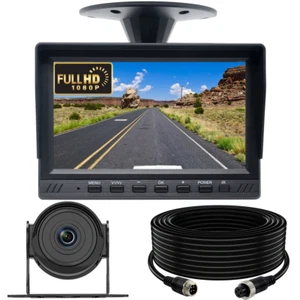 Backup Camera 7'' Monitor Front Rear View Cam Kit For Truck RV Bus Caravan - Picture 1 of 14