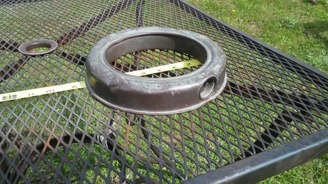vintage "the ring" brass lawn sprinkler chicago Cover