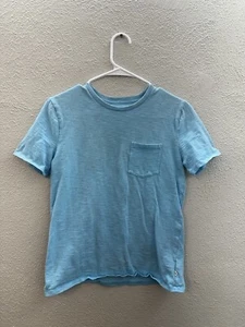 GAP Kids Childrens Shirt Size XL (12) Blue Short Sleeve Pocket Tee - Picture 1 of 11