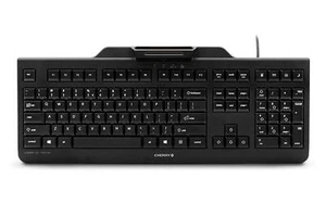 CHERRY KC 1000 SC USB QWERTY US Englisch Schwarz  Tastaturen Standard Verkabelt  - Bild 1 von 3