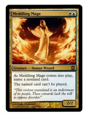 MTG - 1X Meddling Mage - Alara Reborn 8/145 - Rare - NM