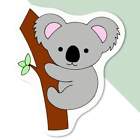 'Koala On Tree' Decal Stickers (DW024034)