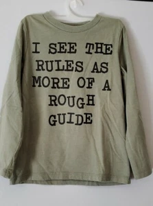 Toddler Boys Childrens Place Long Sleeve Shirt  4T Army Green - Picture 1 of 2