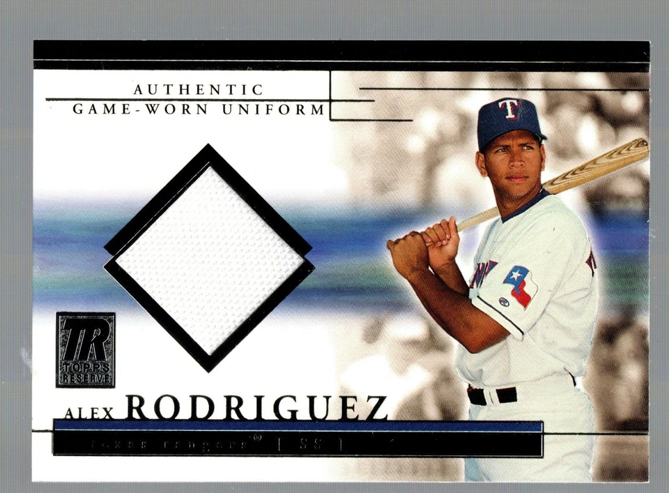 2002 Topps Reserve Uniform Relics #AR Alex Rodriguez - Image 1 of 1