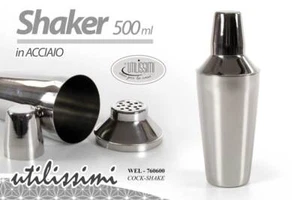 Shaker e set per cocktail ACCIAIO Barman Bar The Bars AGITATORE BICCHIERE 750 ML - Foto 1 di 3