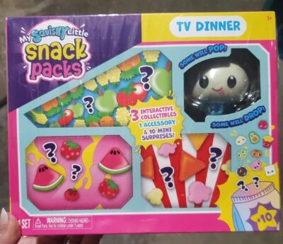 My Squishy Little Snack Packs TV Dinner Dot Pack- Beige Head, Blue  Dot Body - Image 1 of 4