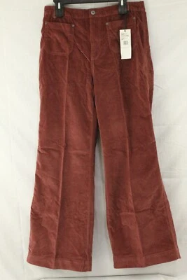 Pantalones de pana acampanados Fargo MARRAKECH para mujer talla 14 (32) color Chipotle nuevos con etiquetas Foto 1 de 4