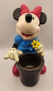 Minnie Mouse 1997 Walt Disney Garten Statue Pflanzgefäß #793 11" hoch Vintage - Bild 1 von 14