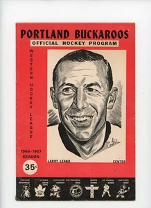 1966-67 WHL Portland Buckaroos Vs Los Angeles at Portland Blades Program Hockey! - Picture 1 of 2