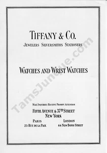 1931 Tiffany & Co Jewelers Coleccionable Impresión Antigua ANUNCIO Idea de Decoración de Pared (281) - Imagen 1 de 1