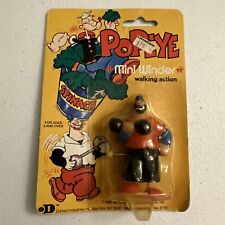 Vintage 1980 Durham King Features Syndicate Popeye Brutus Mini Winder Toy NOS