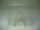 USED Clear Acrylic Easel 7x5 Inches Standing Picture Frame