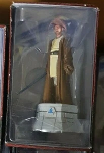 Star Wars De Agostini Chess Figure OBI-ONE KENOBI White Bishop 1/24 # 02 - Foto 1 di 1