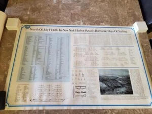 Fourth of July Flotilla in NewYork Harbor Recalls Romantic Day of Sailing Poster - Bild 1 von 6