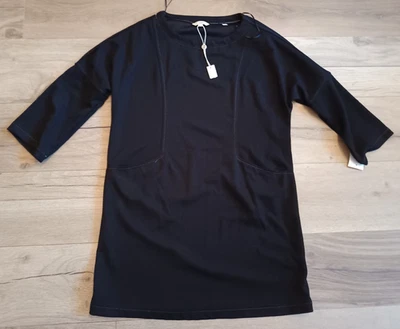 * MAX STUDIO stretch Kleid m. zwei Taschen S 36 NEU 3/4 Ärmel Schwarz - Bild 1 von 4