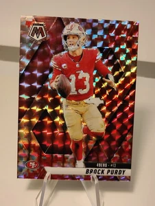 2025 Panini Mosaic Brock Purdy #221 Red Camo Mosaic Prizm 49ers - Picture 1 of 4
