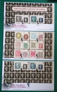 2025 Stamps of Queen Victoria Smilers Sheet Over 3 FDC London Pmk - Picture 1 of 4