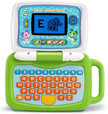 LeapFrog 2-in-1 LeapTop Touch, Green  - Image 1 of 4
