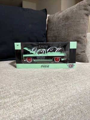 M2 Machines 1973 Chevy Cheyenne 10 Coca-Cola Chase 1/750 SquareBody Truck 1:24 - Image 1 of 4