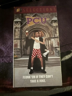 PCU (VHS, 1994) Comedy Jeremy Piven David Spade Rare L@@k - Image 1 of 2