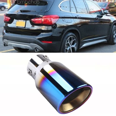 Car Exhaust Pipe Rear Tip Tail Throat Muffler Stainless For BMW X1 X2 - Изображение 1 из 4