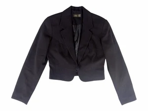 Cue Design Australia Women's New Vintage Designer Black Blazer Jacket - Small - Picture 1 of 10
