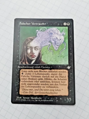 MTG German Foul Familiar (Falscher Vertrauter) Ice Age Regular Miscut/Misprint - Image 1 of 3