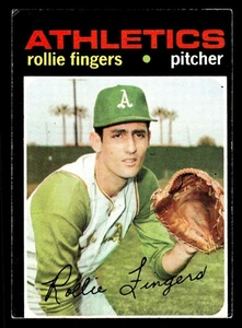 1971 Topps #384 Rollie Fingers - VG-VGEX *TedsCardShack* - Picture 1 of 2