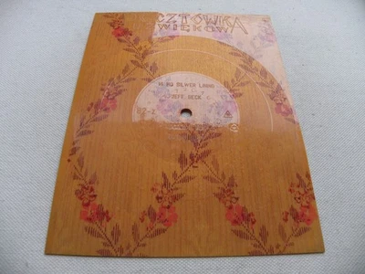 JEFF BECK hi ho silver ELTON JOHN crocodile rock RARE 1970s POLISH FLEXI filler - Image 1 of 2