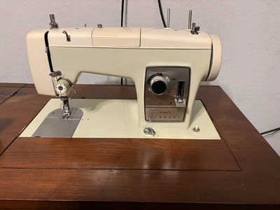 Vintage Sears Kenmore Electric Sewing Machine-with Cabinet 1960's model 48 - Image 1 of 4