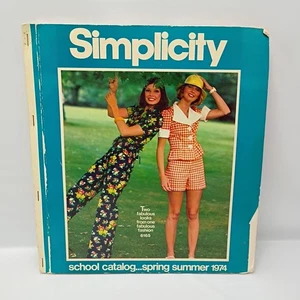 Simplicity Katalog Frühjahr Sommer 1974 Schnittmuster Ladentheke Buch Mode - Bild 1 von 3