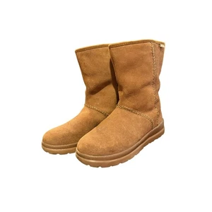 Botas de invierno Sketchers para mujer de cuero marrón forro sintético talla 8 - Imagen 1 de 8