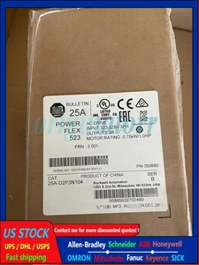 25A-D2P3N104 /B AB PowerFlex 523 AC Drive Spot Goods Fast Shipping - Picture 1 of 2