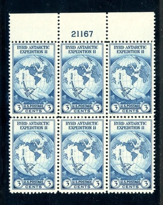 Byrd Expedition Antarctic Expedition II Plate Block 6 - Image 1 of 2
