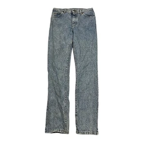 Lee VTG 80s Relaxed Tapered Jeans Acid Wash Union Made FLAW Mens 30x32 - Picture 1 of 7