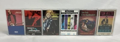 TOM PETTY & HEARTBREAKERS Cassette Tape Lot x6 Torpedoes Up Fever Dark Live! - Imagem 1 de 4