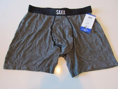Calzoncillo boxer Saxx Ultra gris pequeño para hombre nuevo con etiquetas Foto 1 de 4
