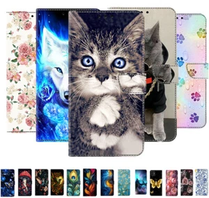 for iPhone 16 Plus 16 Pro Max /Pro 16 16e Patterned Wallet Flip Case Stand Cover - Picture 1 of 32