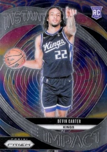 2024-25 Panini Prizm - Instant Impact Devin Carter #23 (RC) - Sacramento Kings - Picture 1 of 3