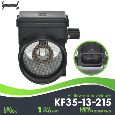 Air Flow Meter MAF Sensor KF35-13-215 E5T51072 For Mazda B2600 B2200 MPV 3-Pins - Image 1 of 4