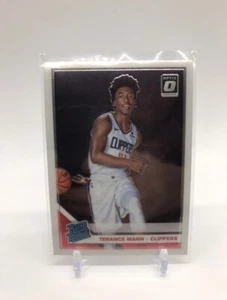 2019-20 Panini Donruss Optic Terance Mann Rated Rookie Base RC #165 LA Clippers - Bild 1 von 2
