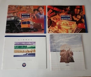 Lote de 4 folletos de catálogo de trenes clásicos Lionel 1998 y 1999 - Imagen 1 de 5