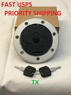 Fuel Gas Cap For Kawasaki Ninja ZX6 ZX600E ZX600D (90-02) ZX7 ZX7R ZX7RR (89-03) - Image 1 of 4