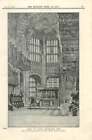 1912 Henry Vii Chapel Westminster Abbey Drawing Accepted By King Leonard Patten